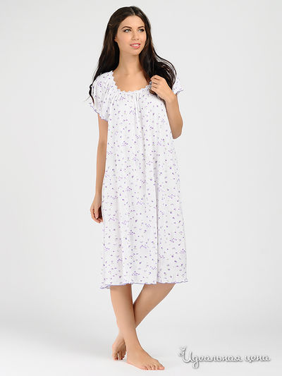 Сорочка Fancy, цвет цвет белый / сиреневый