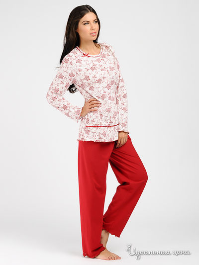 Пижама Fancy, цвет цвет белый / красный