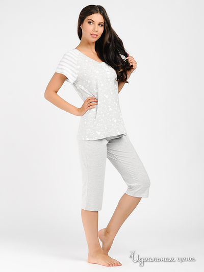 Пижама Fancy, цвет цвет серый