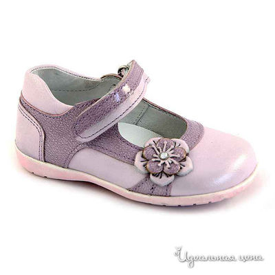 Туфли Petit shoes, цвет цвет белый / сиреневый