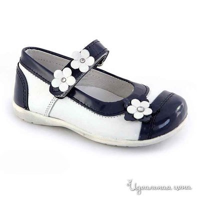 Туфли Petit shoes, цвет цвет синий / белый