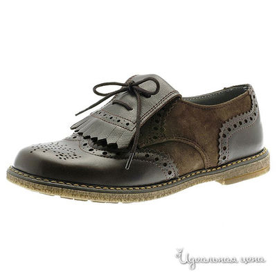 Полуботинки Petit shoes, цвет цвет коричневый