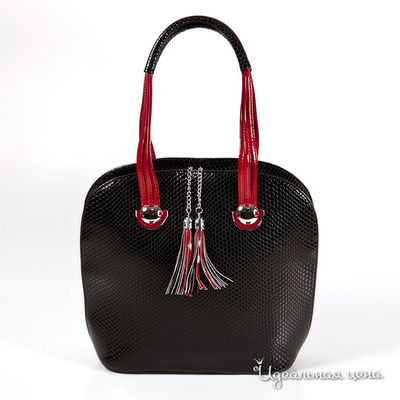 Сумка Sabellino, цвет цвет черный / рубиновый