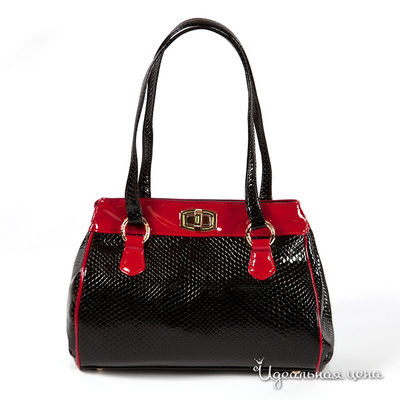 Сумка Sabellino, цвет цвет черный / рубиновый