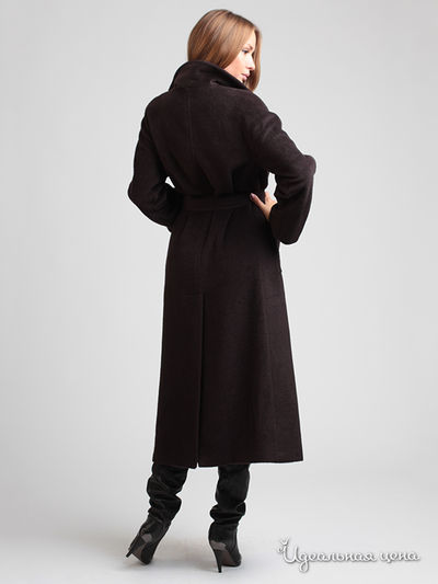 Пальто LES PEMUA женское, цвет коричневый