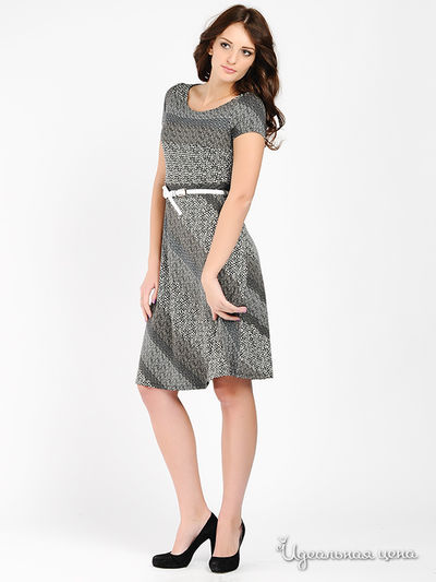 Платье Argent, цвет цвет черный / бежевый / белый