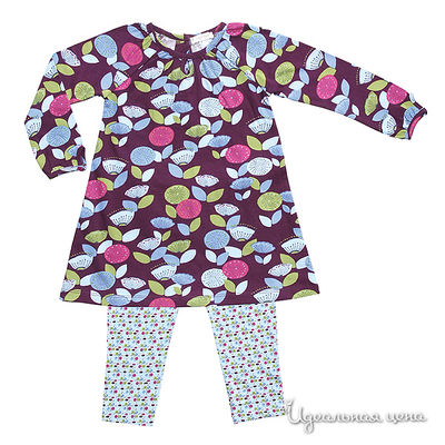 Комплект Angel Dear, цвет цвет баклажановый / голубой