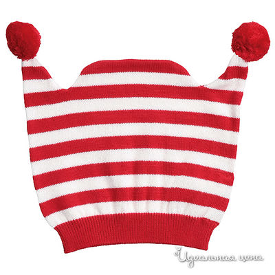 Шапка Angel Dear, цвет цвет красный / белый