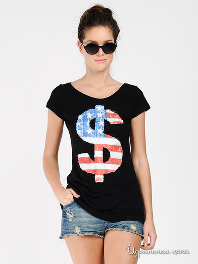 Футболка GUECCA, цвет цвет черный