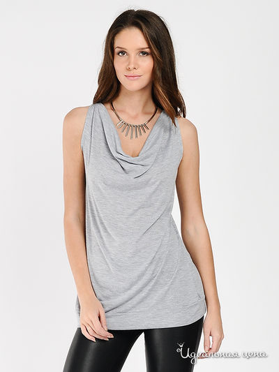 Топ GUECCA, цвет цвет серый