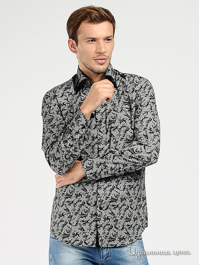 Рубашка Venturo, цвет цвет серый / черный