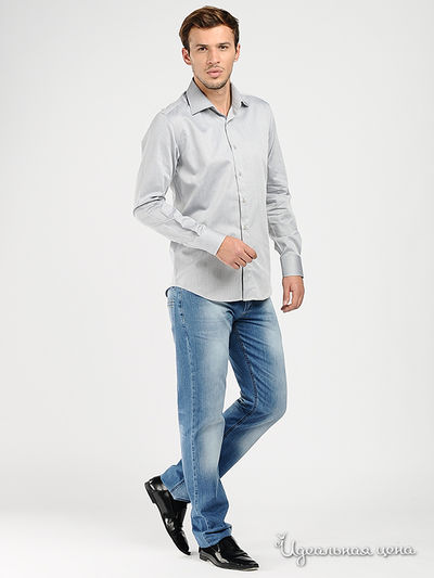 Рубашка VENTURO мужская, цвет серый