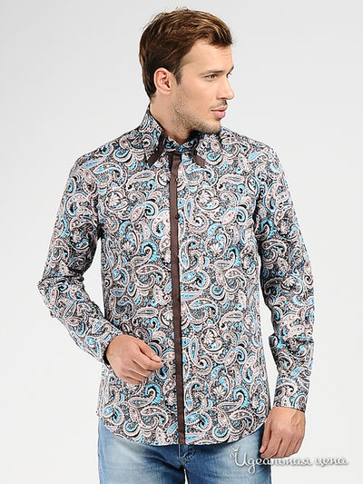 Рубашка Venturo, цвет цвет коричневый / белый