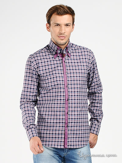Рубашка Venturo, цвет цвет мультиколор / принт клетка