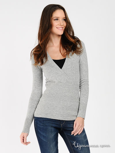 Пуловер A'more, цвет цвет светло-серый
