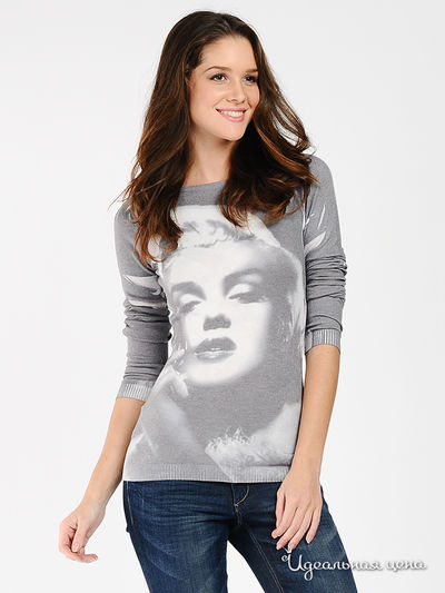 Джемпер A'more, цвет цвет серый