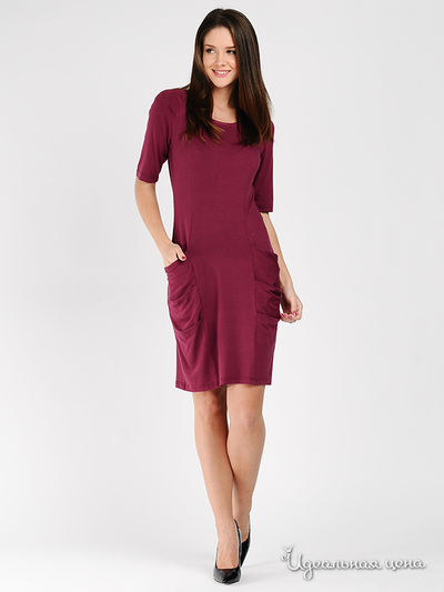 Платье Scapa, цвет цвет бордовый