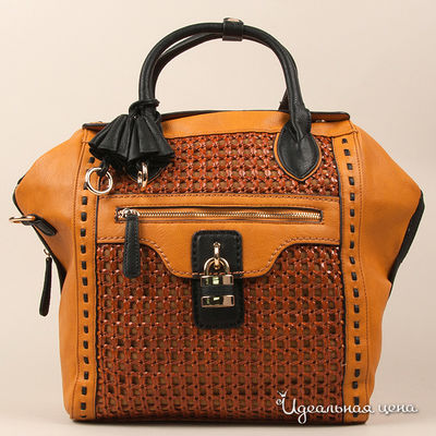 Сумка De Vib, цвет цвет горчичный / черный