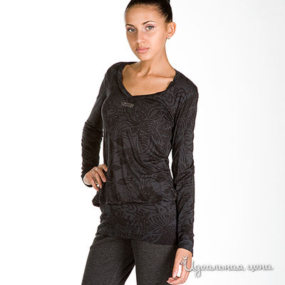 Туника Cristina Gavioli, цвет цвет серый / коричневый