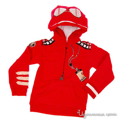 Толстовка Mini Shatsu, цвет цвет красный