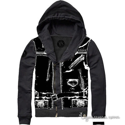 Толстовка Mini Shatsu, цвет цвет серый / черный