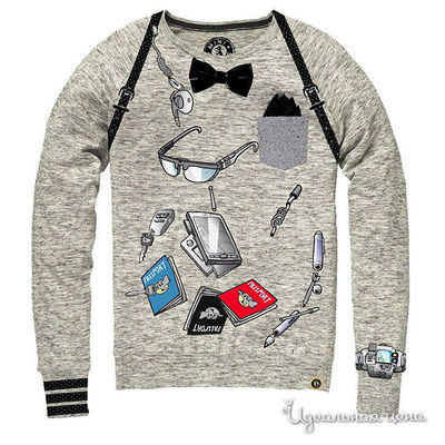 Толстовка Mini Shatsu, цвет цвет серый