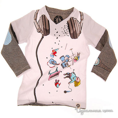 Лонгслив Mini Shatsu, цвет цвет белый