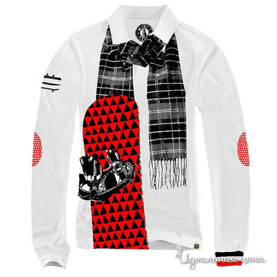 Рубашка-поло Mini Shatsu, цвет цвет белый