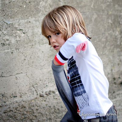 Рубашка-поло Mini Shatsu для мальчика, цвет белый