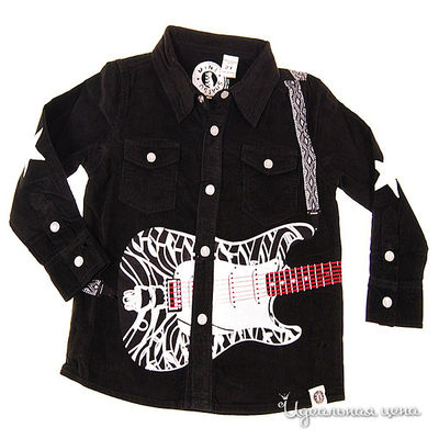 Рубашка Mini Shatsu, цвет цвет черный