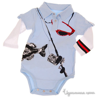 Боди Mini Shatsu, цвет цвет голубой