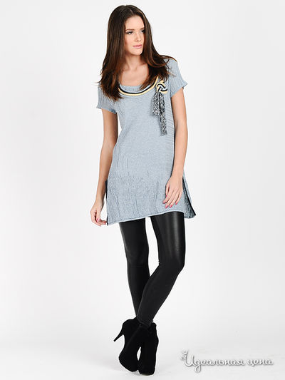 Туника Веретено, цвет цвет синий меланж