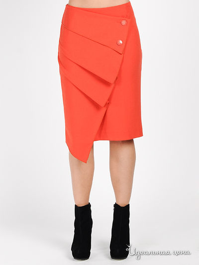 Юбка Веретено, цвет цвет коралловый