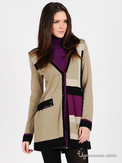 Кардиган Веретено, цвет цвет мультиколор