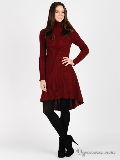 Платье Веретено, цвет цвет бордовый