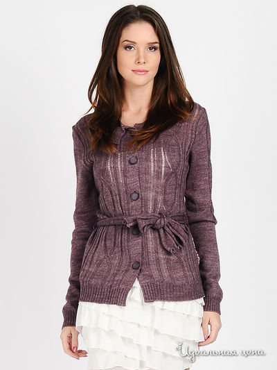 Кардиган Веретено, цвет цвет фиолетовый