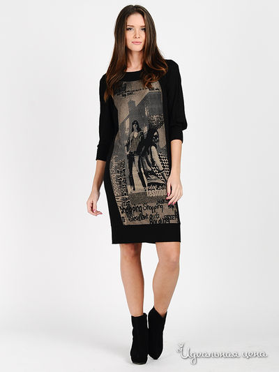 Платье Maggiorino, цвет цвет черный / бежевый