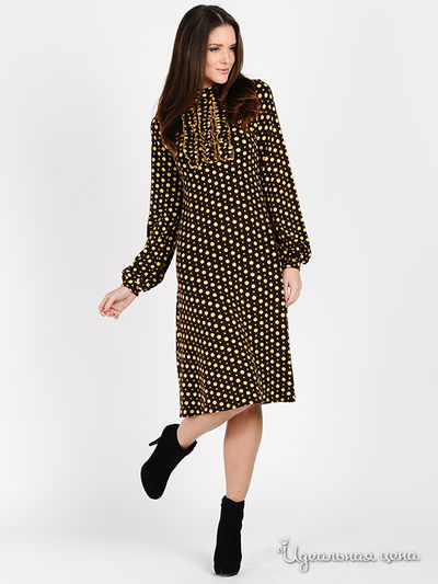 Платье Anastasia Tchir, цвет цвет коричневый