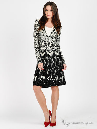 Платье Anastasia Tchir, цвет цвет серый / черный