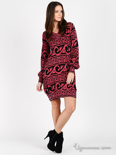 Платье Anastasia Tchir, цвет цвет малиновый / черный