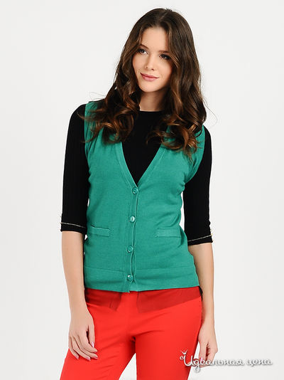 Жилет Amelie, цвет цвет зеленый