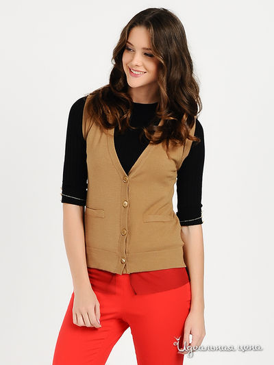 Жилет Amelie, цвет цвет горчичный