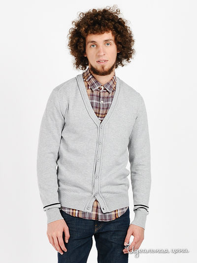 Кардиган TABU, цвет цвет светло-серый