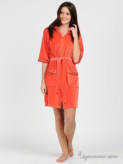 Халат EVAteks, цвет цвет коралловый