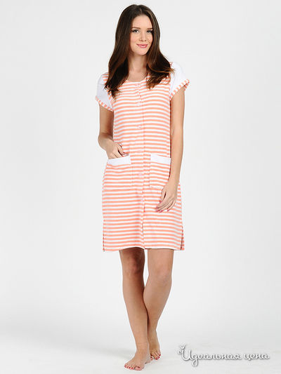 Халат EVAteks, цвет цвет персиковый