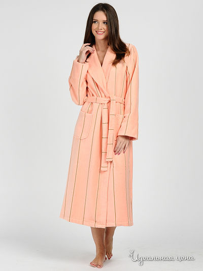 Халат EVAteks, цвет цвет персиковый