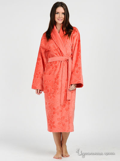 Халат POLENS, цвет цвет коралловый