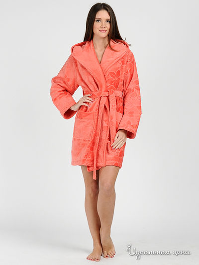 Халат POLENS, цвет цвет коралловый