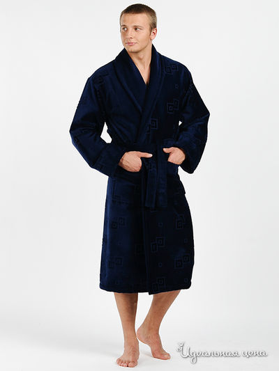 Халат POLENS, цвет цвет синий