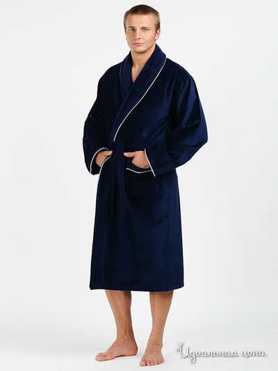 Халат POLENS, цвет цвет синий